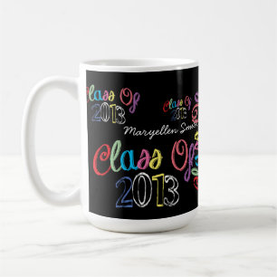 Class of 2013 Chalkboard Typography Mug