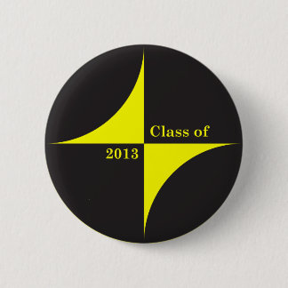 Class of 2013, graduate 6 cm round badge