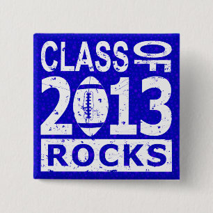 Class Of 2013 Graduation 15 Cm Square Badge