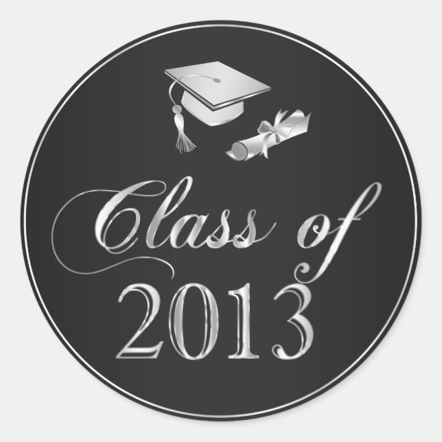 Class of 2013 Graduation Cap & Diploma Seals (Front)