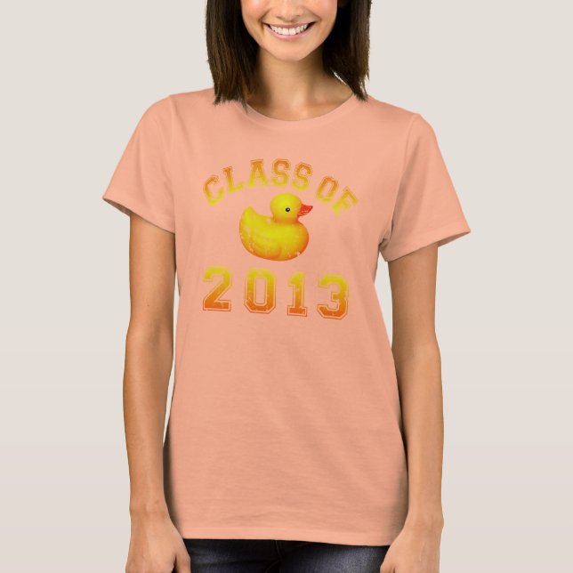 Class Of 2013 Rubber Duckie - Yellow/Orange T-Shirt (Front)