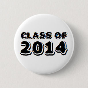 class of 2014 6 cm round badge