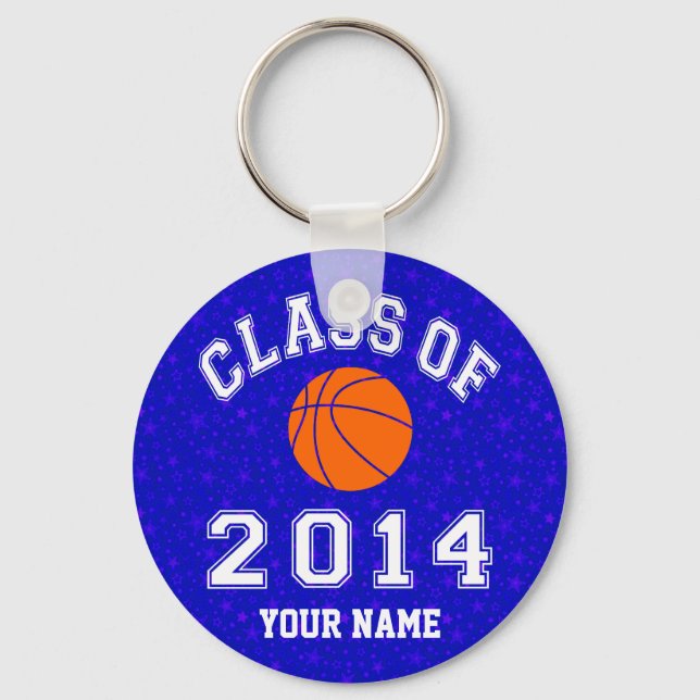 Class Of 2014 Basketball Key Ring (Front)