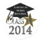 Class Of 2014 Graduation Seal / Stickers