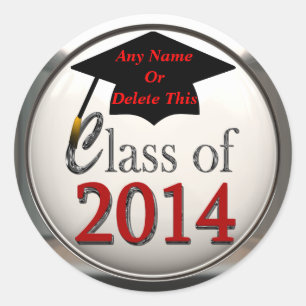 Class Of 2014 Graduation Stickers
