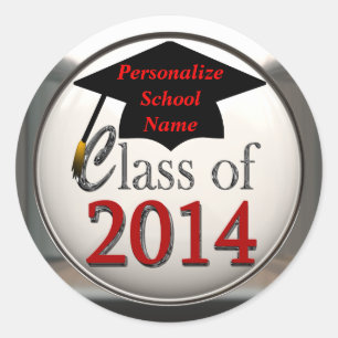 Class Of 2014 Graduation Stickers
