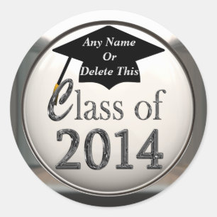 Class Of 2014 Graduation Stickers
