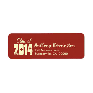 Class of 2014 or Any Year Graduation Simple Colour