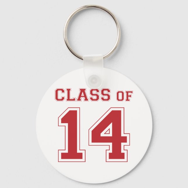 Class of 2014 - Red Key Ring (Front)