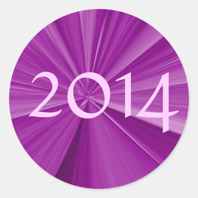 Class of 2014 Round Stickers by Janz (Front)