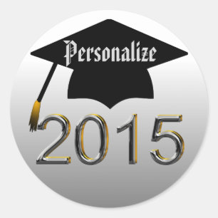 Class Of 2015 Graduation Stickers Seals