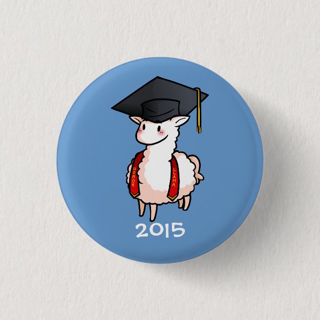 Class of 2015 Llama Button (Front)