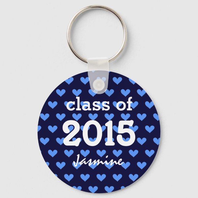 Class of 2015 or Any Year Custom Graduation v18E Key Ring (Front)
