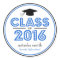 Class Of 2016 Graduation Favour (Blue / Black)
