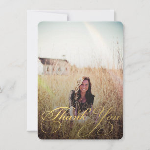 CLASS OF 2016 GRADUATION PHOTO THANK YOU INVITATION