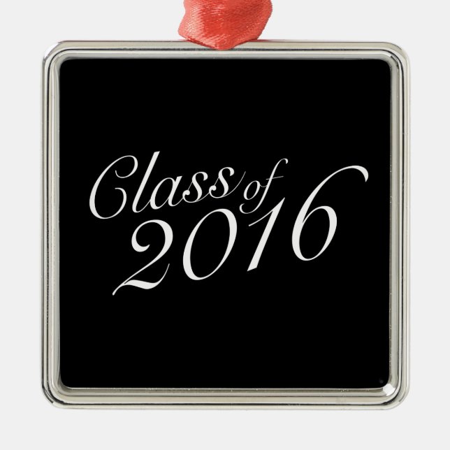 Class of 2016 High School Graduate Metal Tree Decoration (Front)
