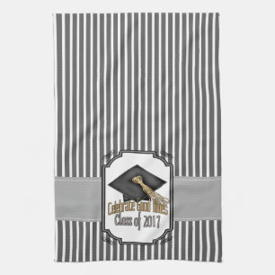 Class of 2017 Celebrate Good Times Graduation Gift Tea Towel