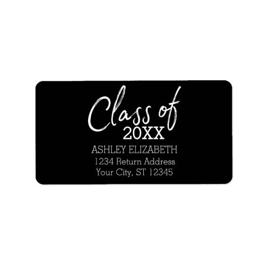 Class of 2017 Graduation Party Address Label