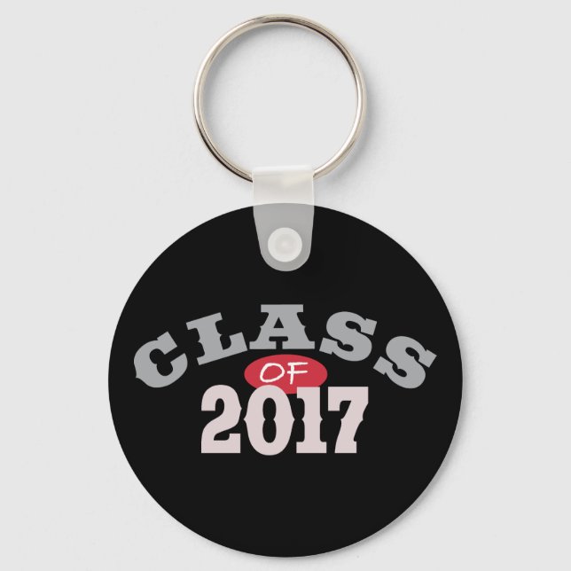 Class Of 2017 Red Key Ring (Front)