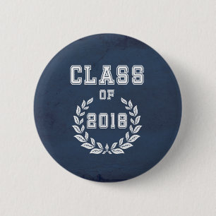 Class of 2018 6 cm round badge