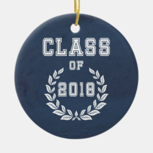 Class of 2018 ceramic tree decoration