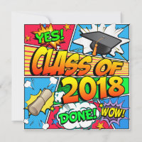 Class of 2018 Comic Book