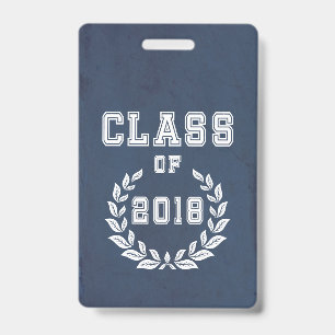 Class of 2018 ID badge