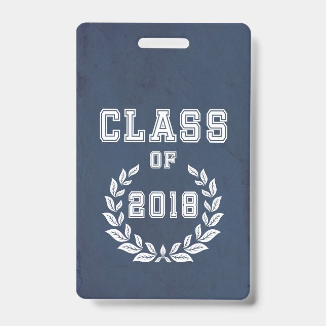Class of 2018 ID badge (Front)