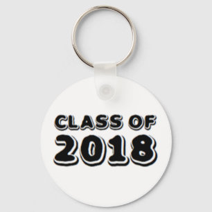 class of 2018 key ring