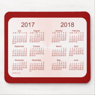 Class of 2018 Pink Maroon Calendar by Janz Mouse Mat