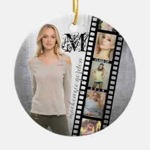 Class of 2018 Senior Portrait Graduate Photo Frame Ceramic Tree Decoration