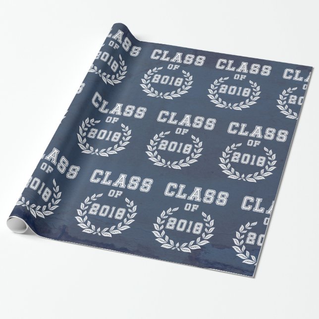Class of 2018 wrapping paper (Unrolled)
