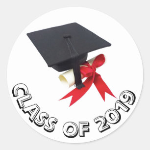 Class of 2019 Cap and Diploma Sticker by Janz