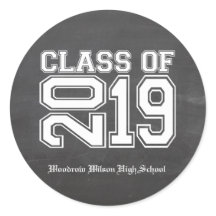 Class of 2019 Chalkboard Varsity Graduation