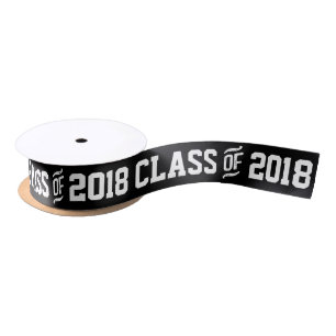 Class of 2019 Graduation Custom Colour Gift Ribbon Satin Ribbon