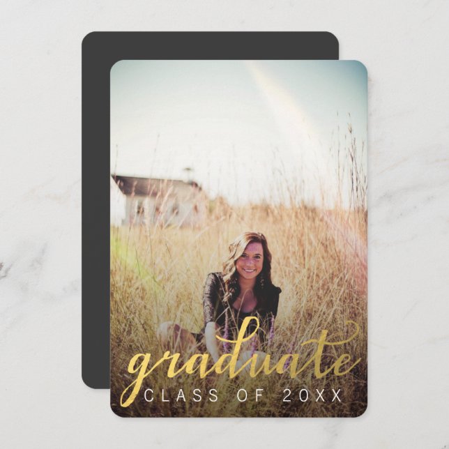 CLASS OF 2019 GRADUATION PHOTO INVITE (Front/Back)