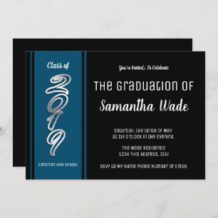 Class of 2019 High School or College Graduation Invitation