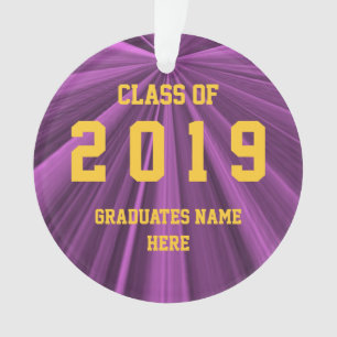 Class of 2019 Maroon and Gold Ornament by Janz