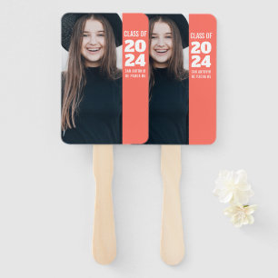 Class of 2019   Photo Graduation Announcement Hand Fan