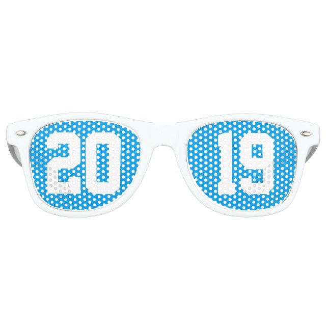 Class of 2019 Senior Graduation Retro Sunglasses (Front)