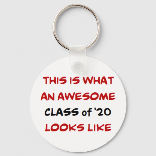 class of 2020, awesome key ring (Front)