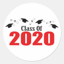 Class Of 2020 Caps And Diplomas (Red)