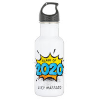 CLASS OF 2020 comic book style typography grad kid