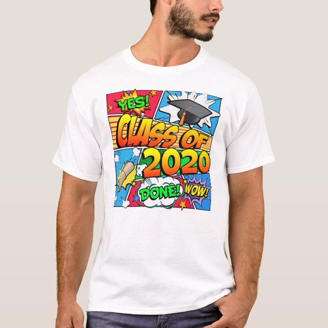 Class of 2020 Comic Book T-Shirt (Front)