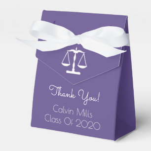 Class Of 2020 Graduation Favour Boxes (Ultra Viole