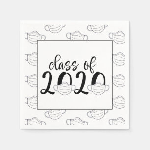 Class of 2020 Graduation Napkin - Face Mask