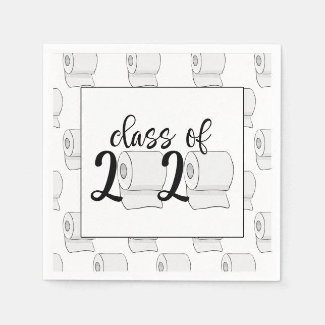 Class of 2020 Graduation Napkin - Toliet Paper (Front)