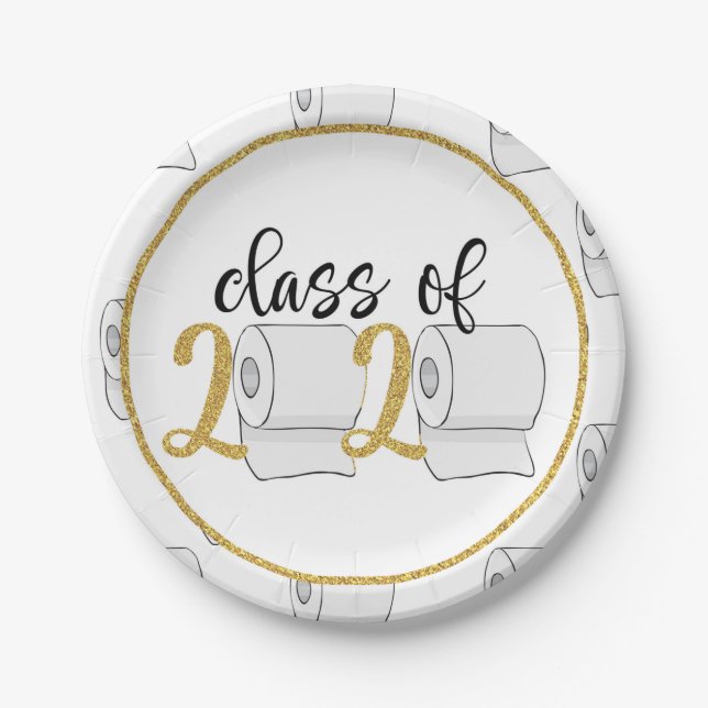 Class of 2020 Paper Plate - Toliet Paper GG (Front)