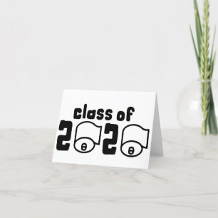 Class of 2020 Toilet Paper Thank You Card