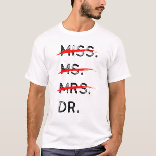 Class Of 2021 Dr. Cute Womens Doctorate Graduation T-Shirt
